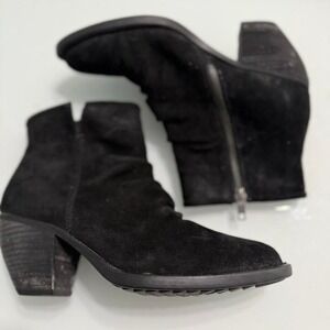 🖤 Born "Cuga" Black Suede‎ Ankle Boots – Size 8M